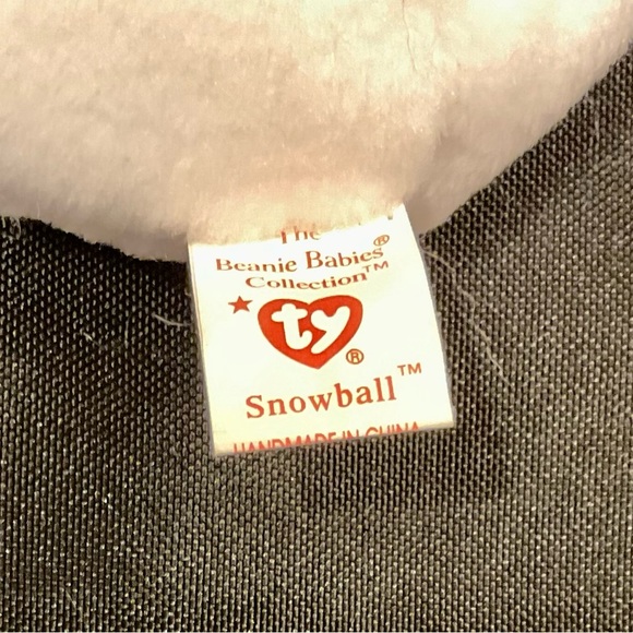 Ty 1997 Teddy & Snowball pair of beanie babies holiday Christmas - Picture 5 of 7